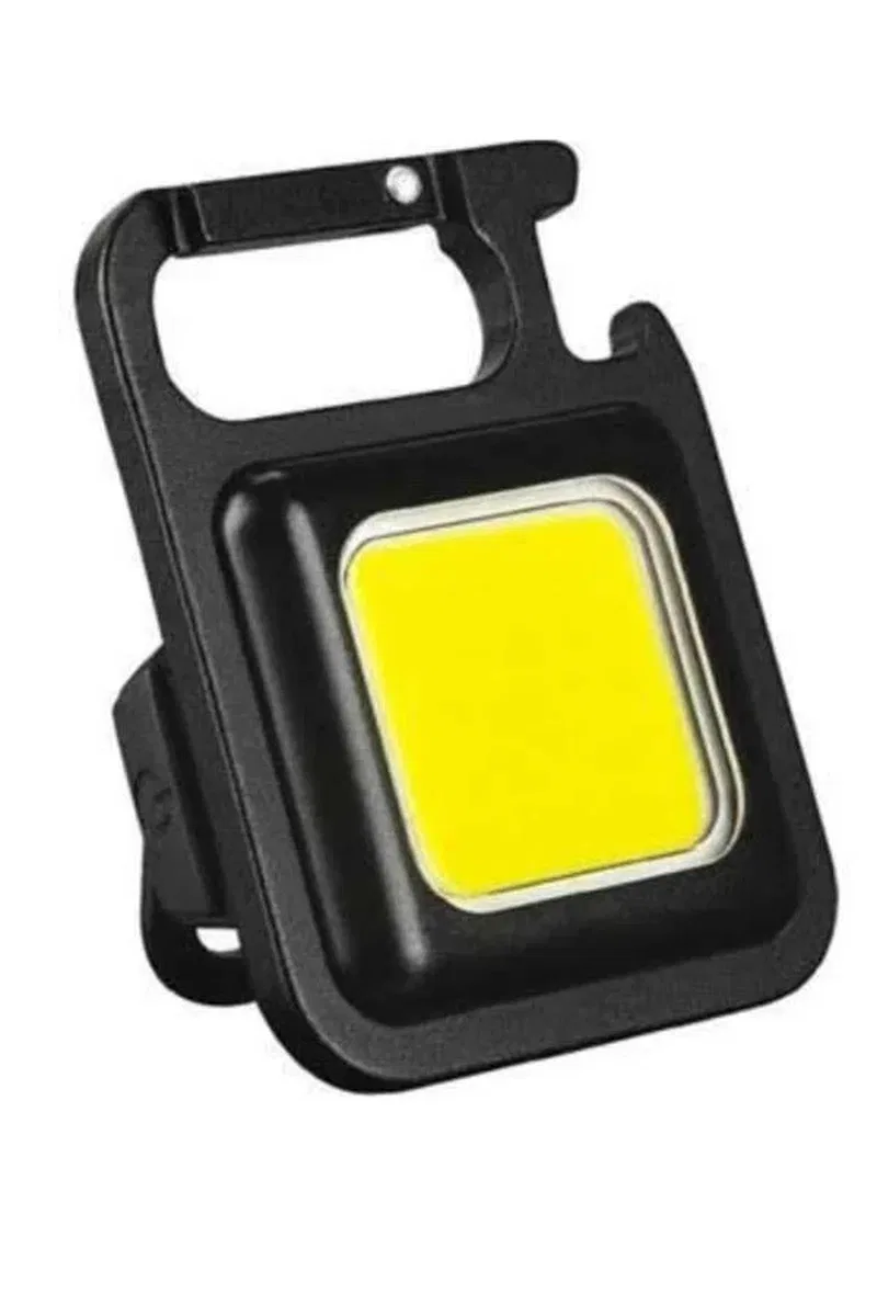 Işıldak USB Şarjlı Cep El Feneri Taşınabilir Mini Led Işık Çok Fonksiyonlu görsel 5