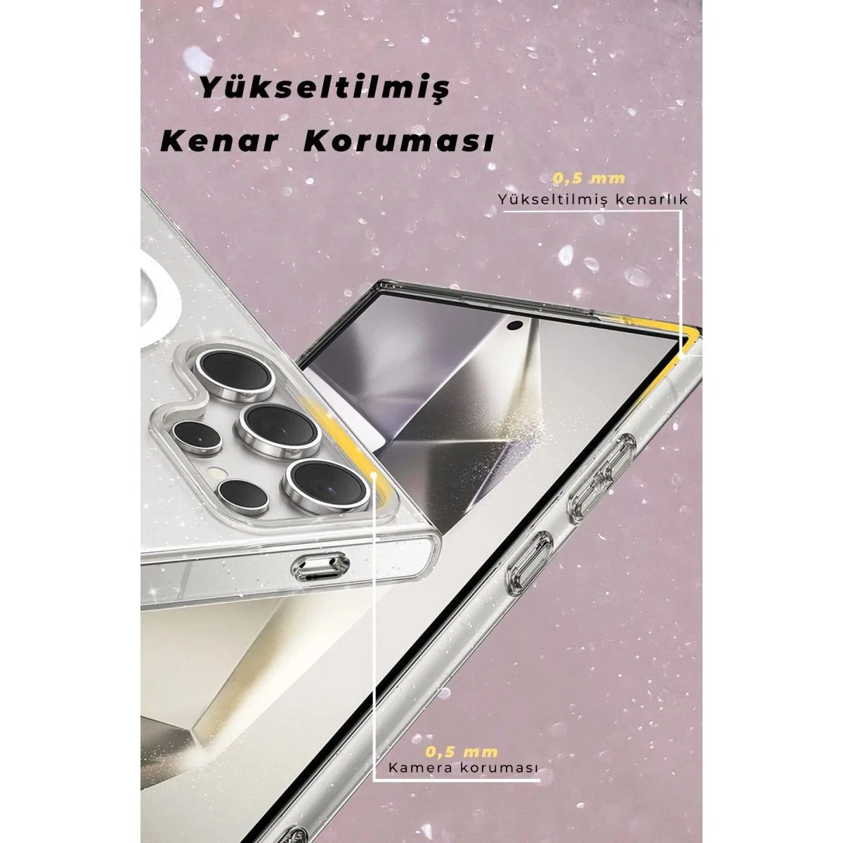 Joko Samsung Galaxy S24 Ultra Kılıf Magsafe Kapak - Siyah görsel 2