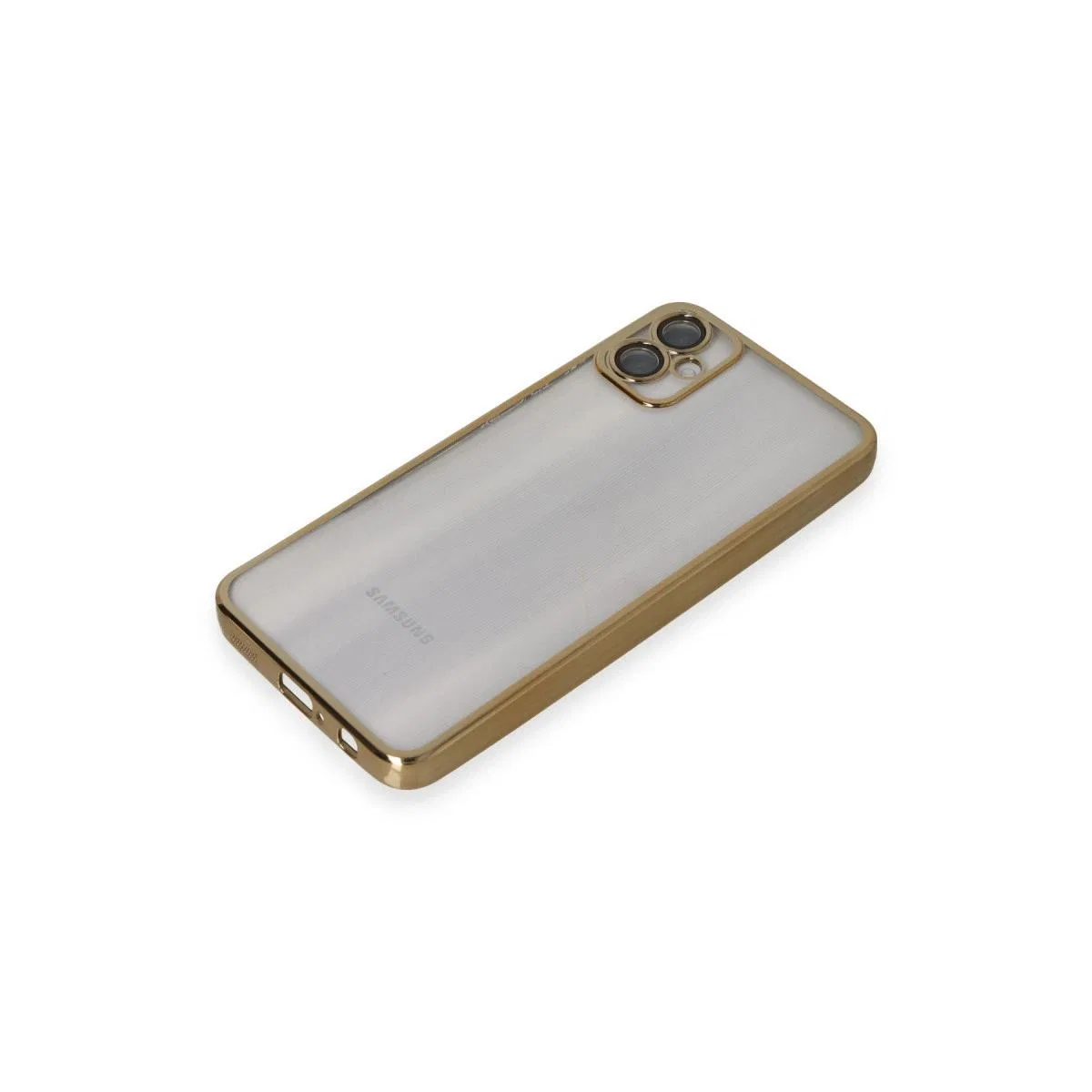 Samsung Galaxy A05 Kılıf Razer Lensli Silikon - Gold görsel 4