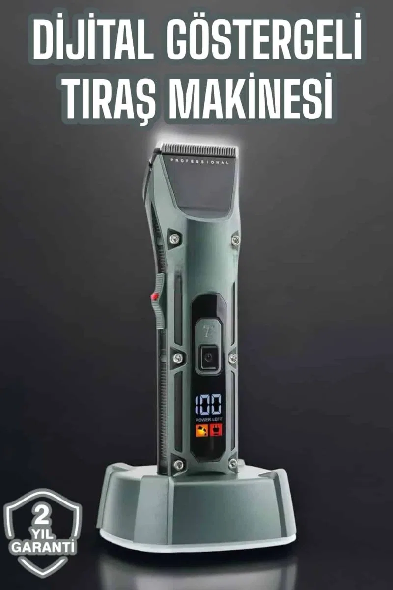 Tıraş Makinesi Uzun Pil Ömrü Şarjlı Günlük Tıraş Makinesi