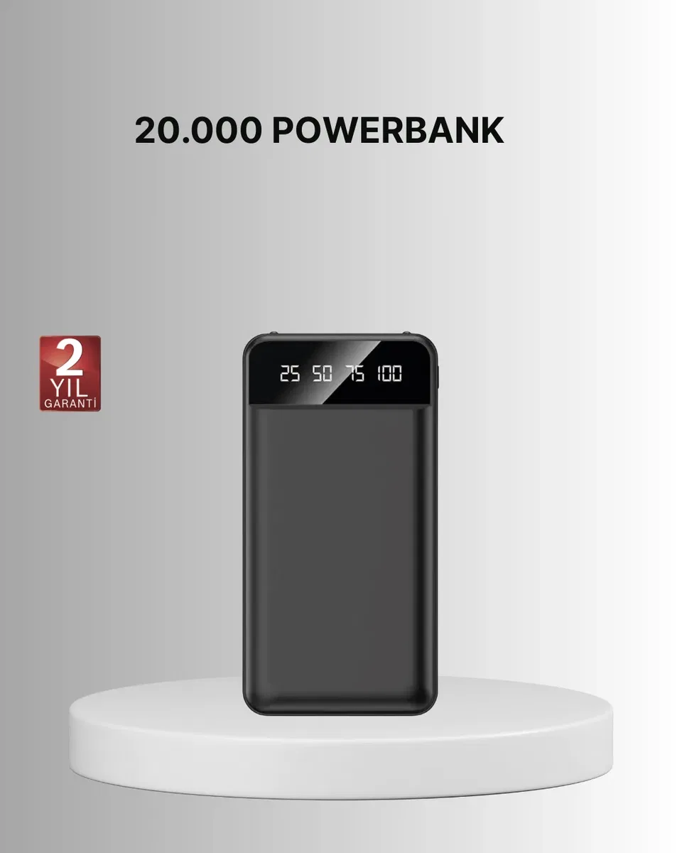 Taşınabilir 20. 000 mAh Hızlı Şarj Powerbank 4 Çıkışlı
