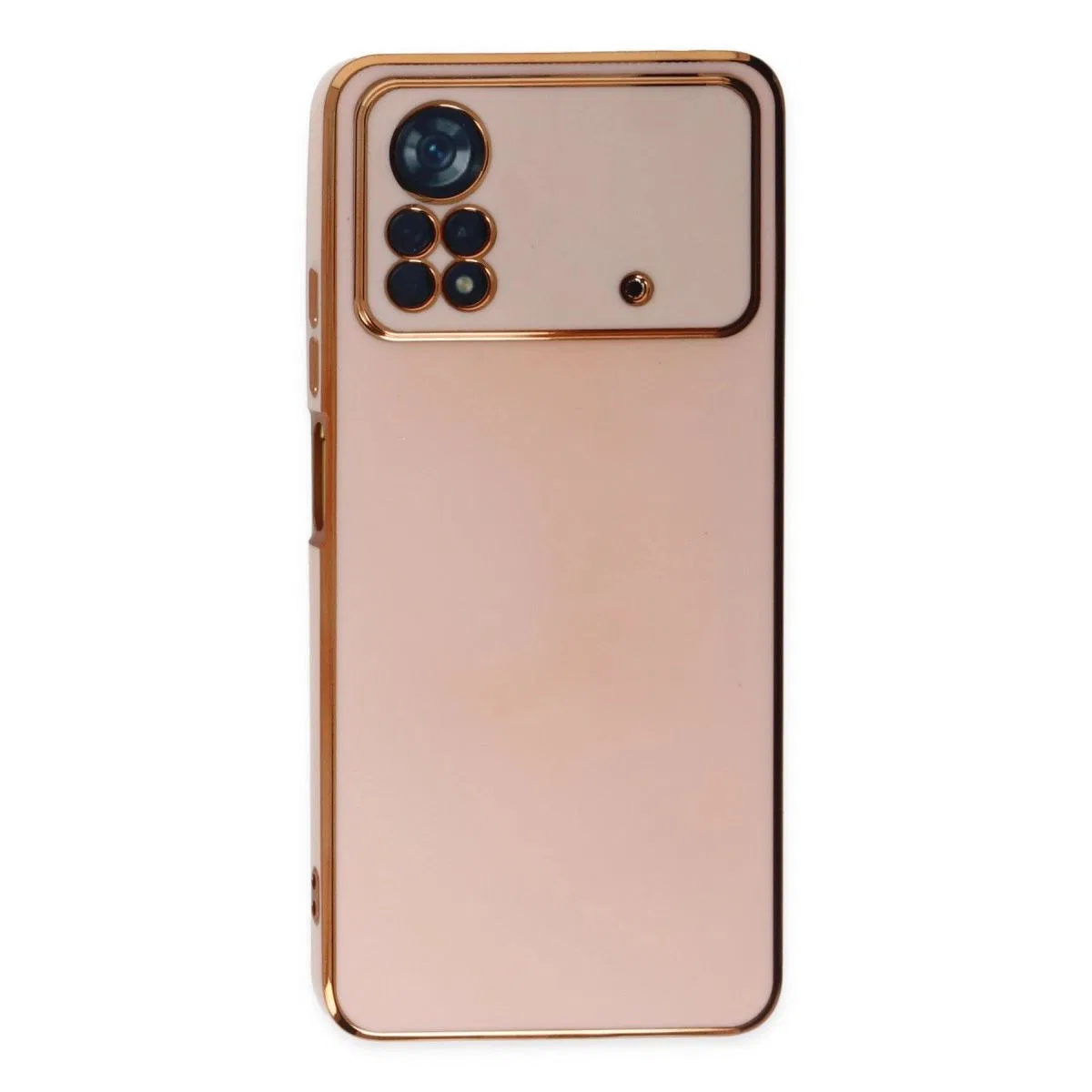 Xiaomi Poco X4 Pro 5g Kılıf Volet Silikon - Pembe görsel 2