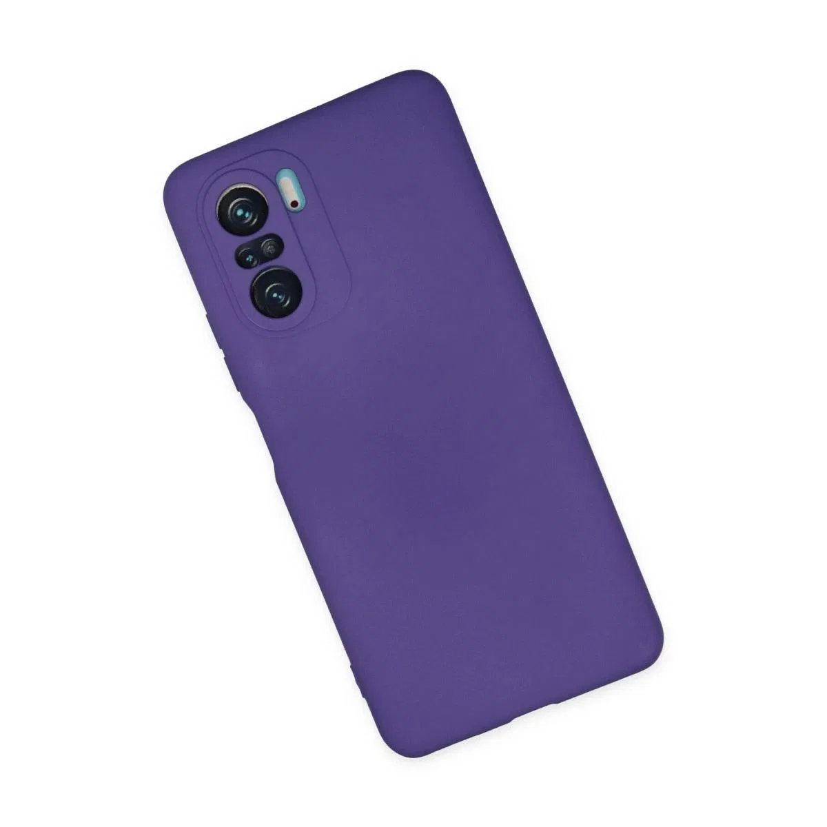 Xiaomi Poco F3 Kılıf Nano İçi Kadife Silikon - Mor görsel 2
