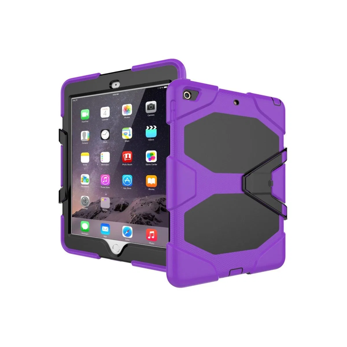 Apple İpad 5 Air 9. 7 Kılıf Griffin Tablet Kapak - Mor görsel 4