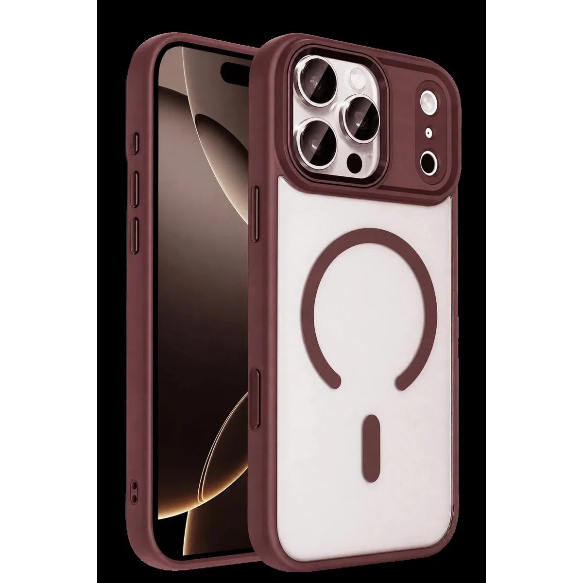 Joko Apple İphone 18 Pro Terea Magsafe Kapak - Bordo
