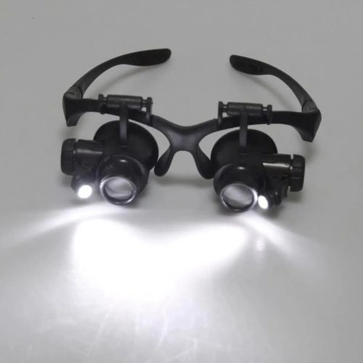 Gözlük Modeli 10x 15x 20x 25x Lens, 2led Işıklı, büyüteç görsel 8