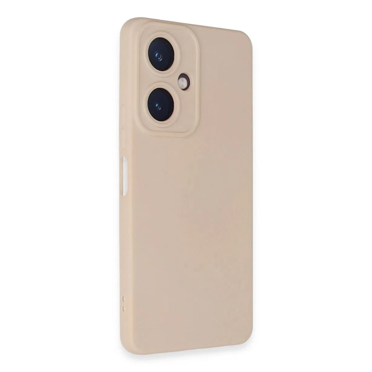 Vivo Y27 Kılıf Nano İçi Kadife Silikon - Pudra görsel 2