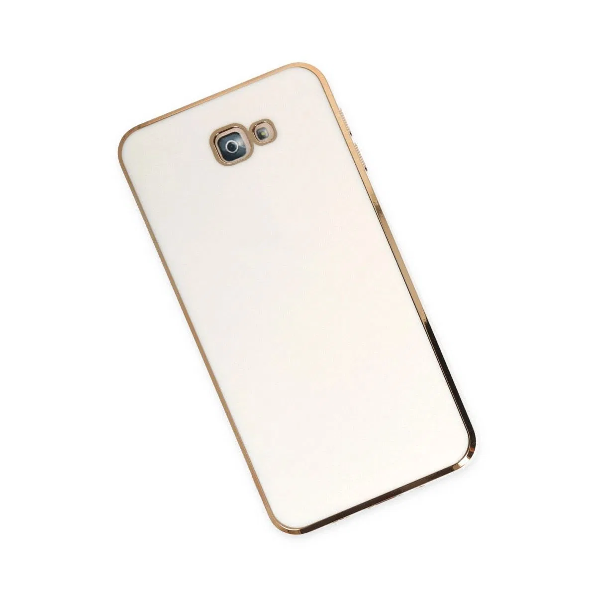 Samsung Galaxy J7 Prime Kılıf Volet Silikon - Beyaz görsel 2