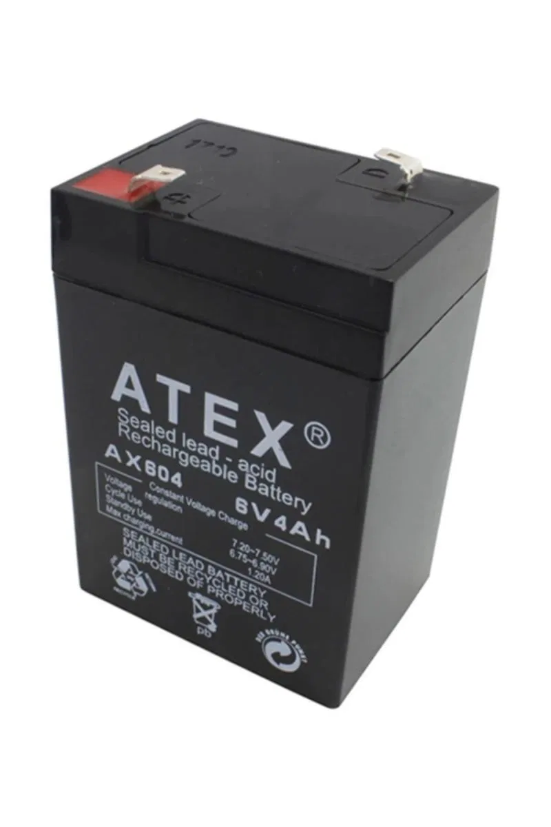 Atex Akü 6v 4a (10. 5x7x4. 5cm)