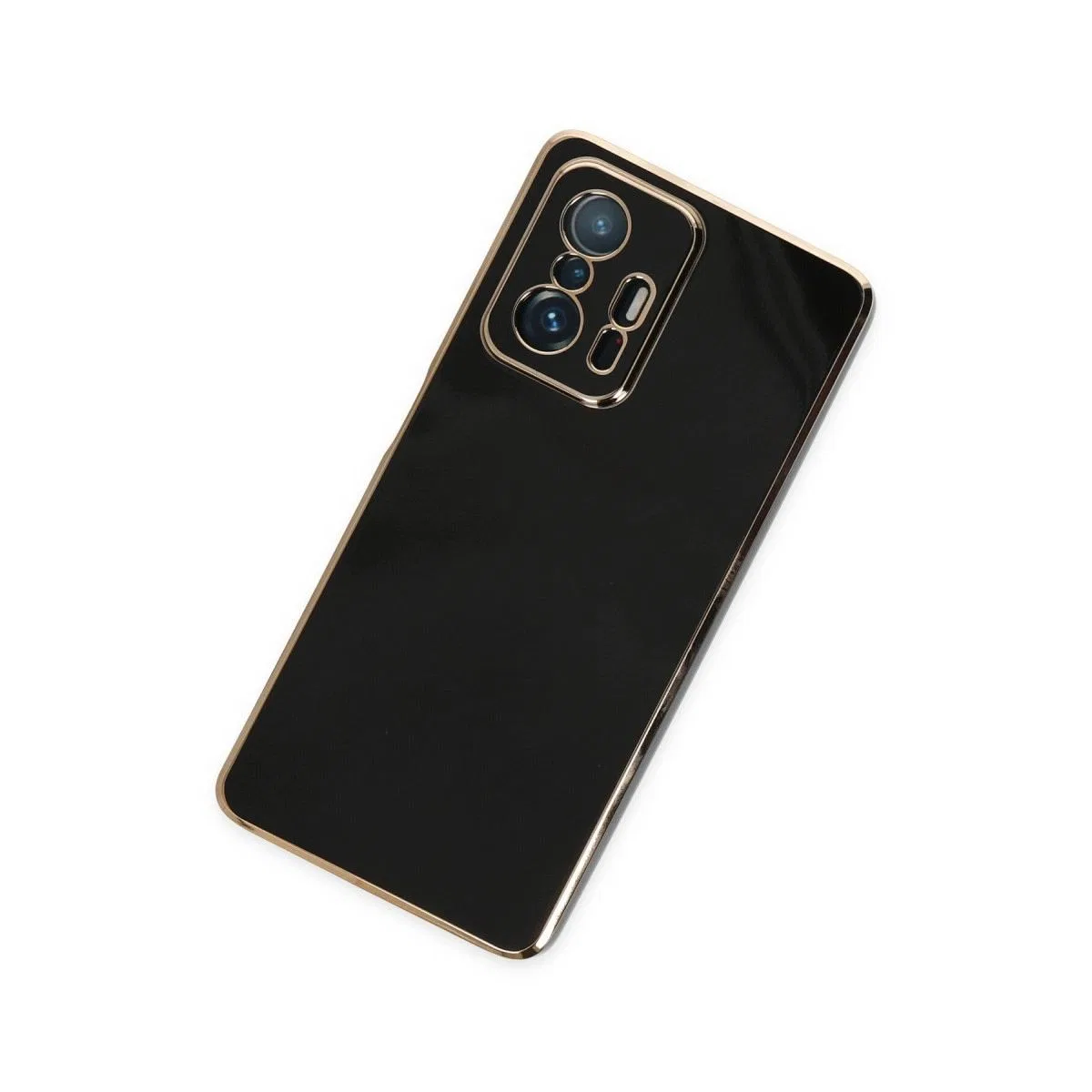 Xiaomi Mi 11t Pro Kılıf Volet Silikon - Siyah görsel 3