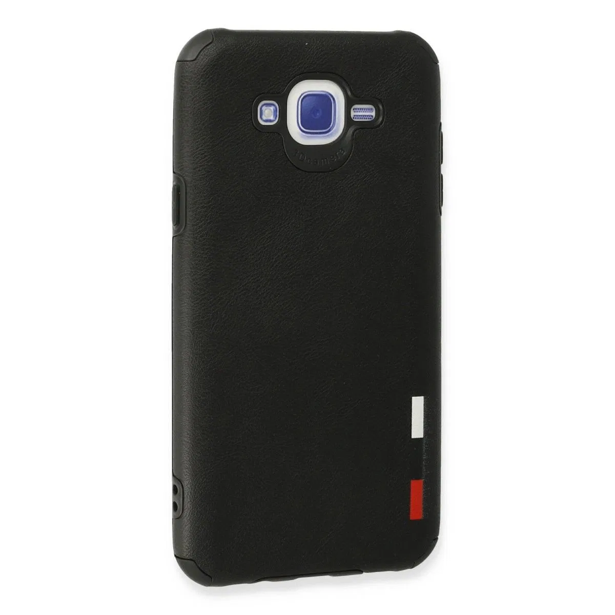 Samsung Galaxy J7 Kılıf Loop Deri Silikon - Siyah görsel 3