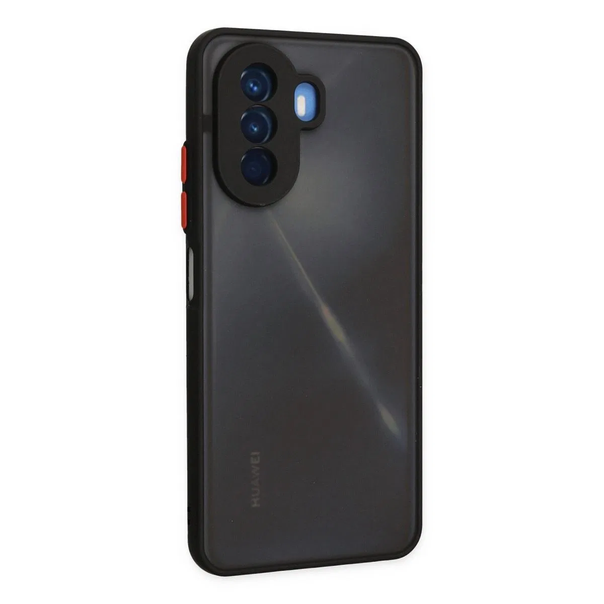 Huawei Nova Y70 Kılıf Montreal Silikon Kapak - Siyah görsel 2