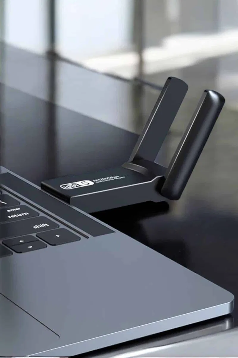 Wifi Adaptör Çift Bantlı Kablosuz Wifi Adaptörü görsel 2