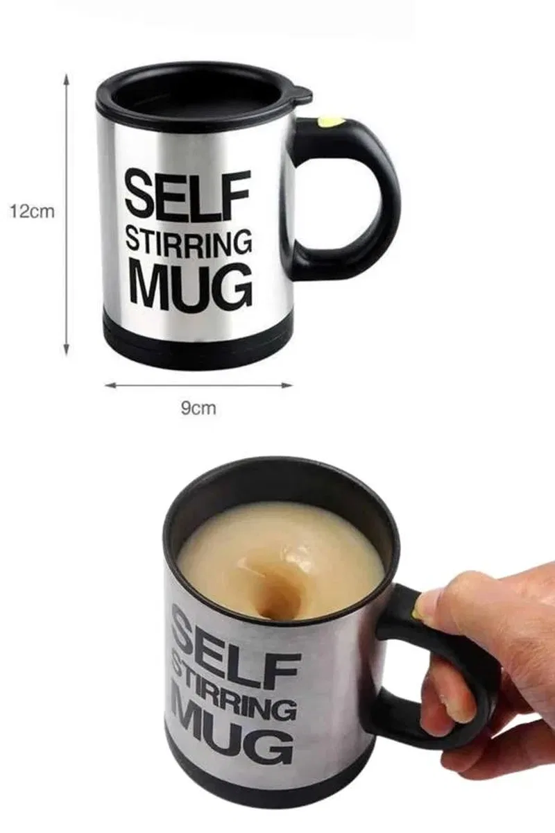 Karıştırıcı Özellikli Mikser Kupa Bardak Kompakt Taşınabilir Mug görsel 5