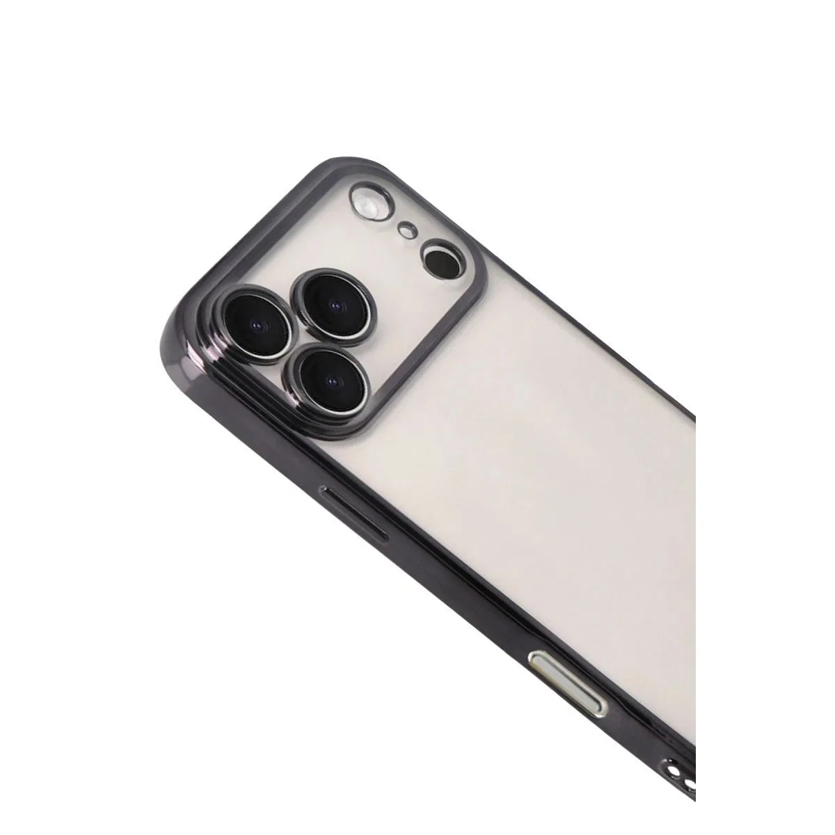 Apple İphone 17 Pro Razer Lensli Silikon - Siyah görsel 3