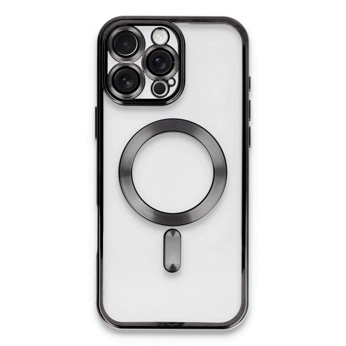 Apple İphone 16 Pro Max Kılıf Kross Magneticsafe Kapak - Siyah görsel 2