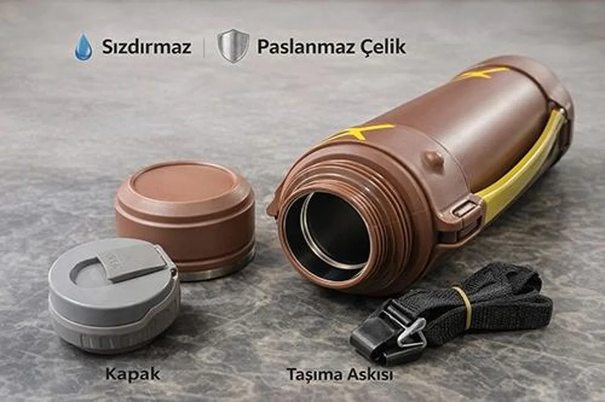 Mszm 2500 Ml Çift Katmanlı Vakumlu Paslanmaz Çelik Termos Alk4638 görsel 2
