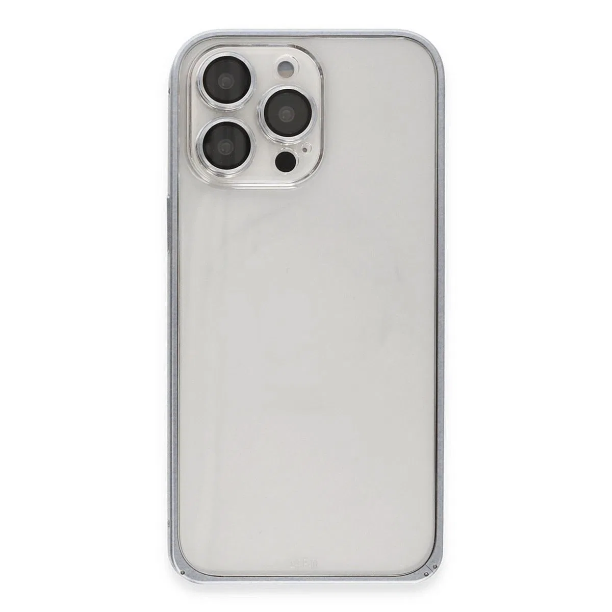 Joko Apple İphone 15 Pro Max Metal Bumper Mat Kapak - Gri görsel 2