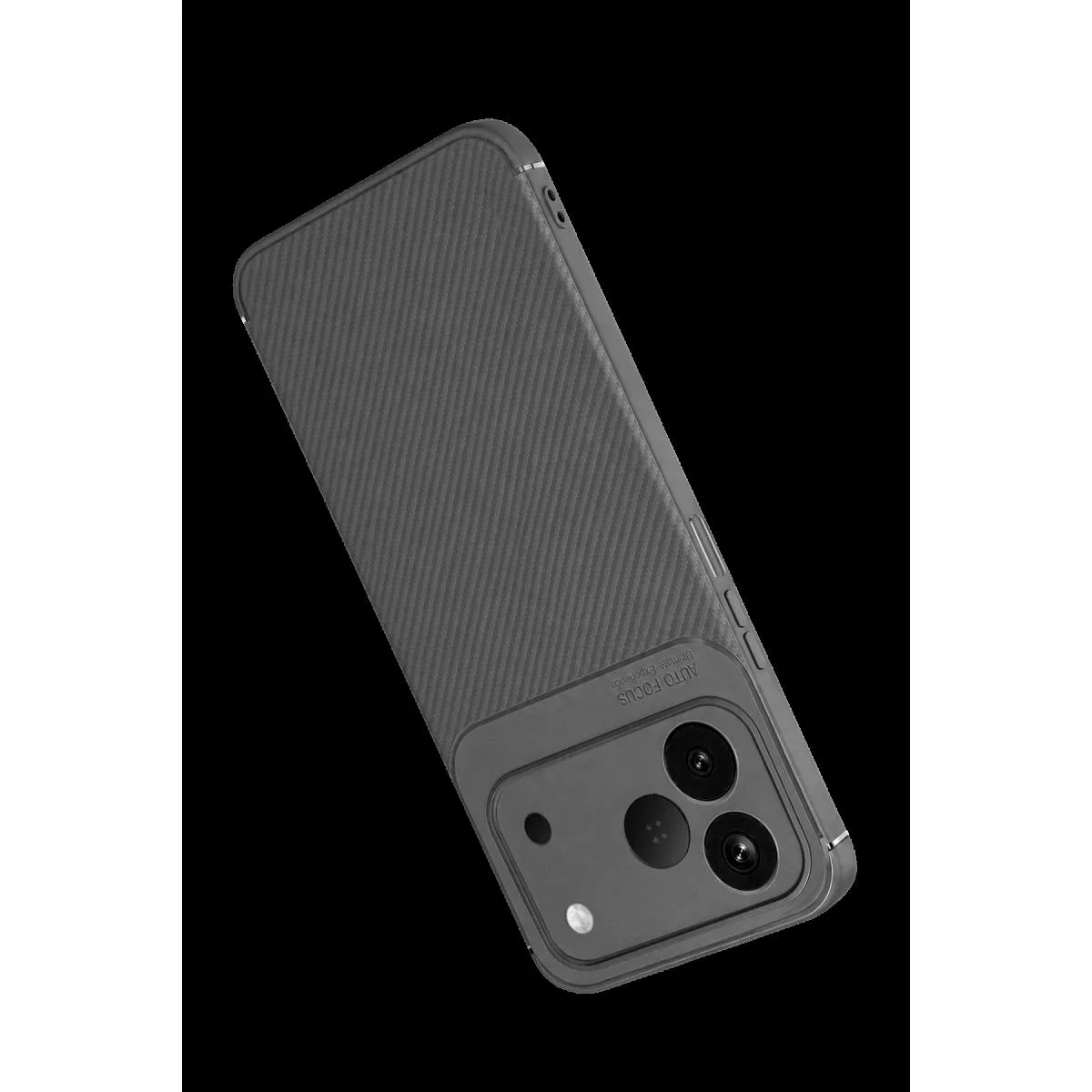 Newface Tecno Spark 50 4g Auto Focus Karbon Kapak - Gri görsel 3