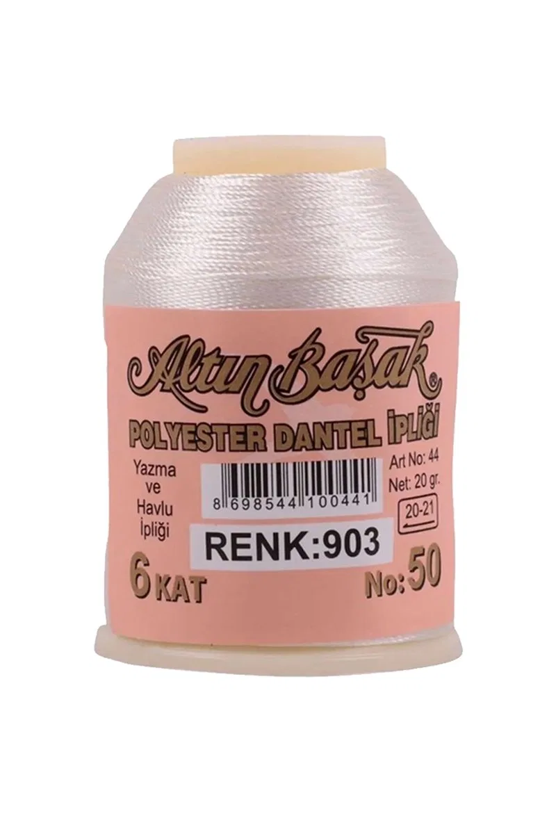 3 Adet Altınbaşak Oya ve Dantel İpi 20 gr - Royaleks - No: 903 görsel 3