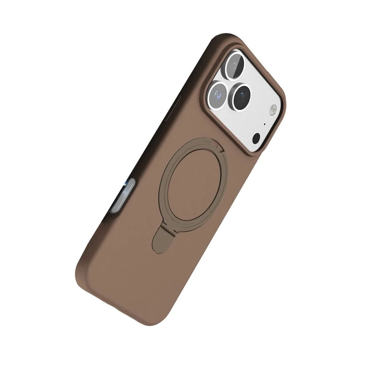 Apple İphone 17 Pro Regal Magsafe Standlı Kapak - Çöl Titanyum görsel 5