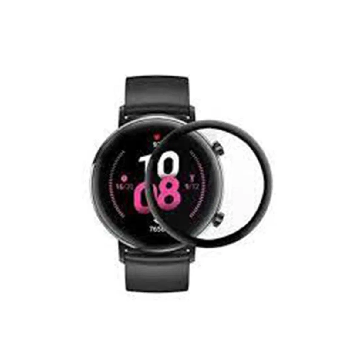 Huawei Watch Gt2e Polymer Nano Ekran Koruyucu - Şeffaf görsel 2
