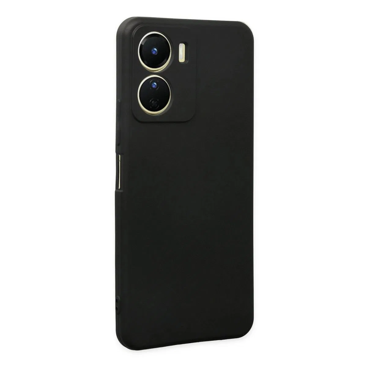 Vivo Y16 Kılıf First Silikon - Siyah görsel 2