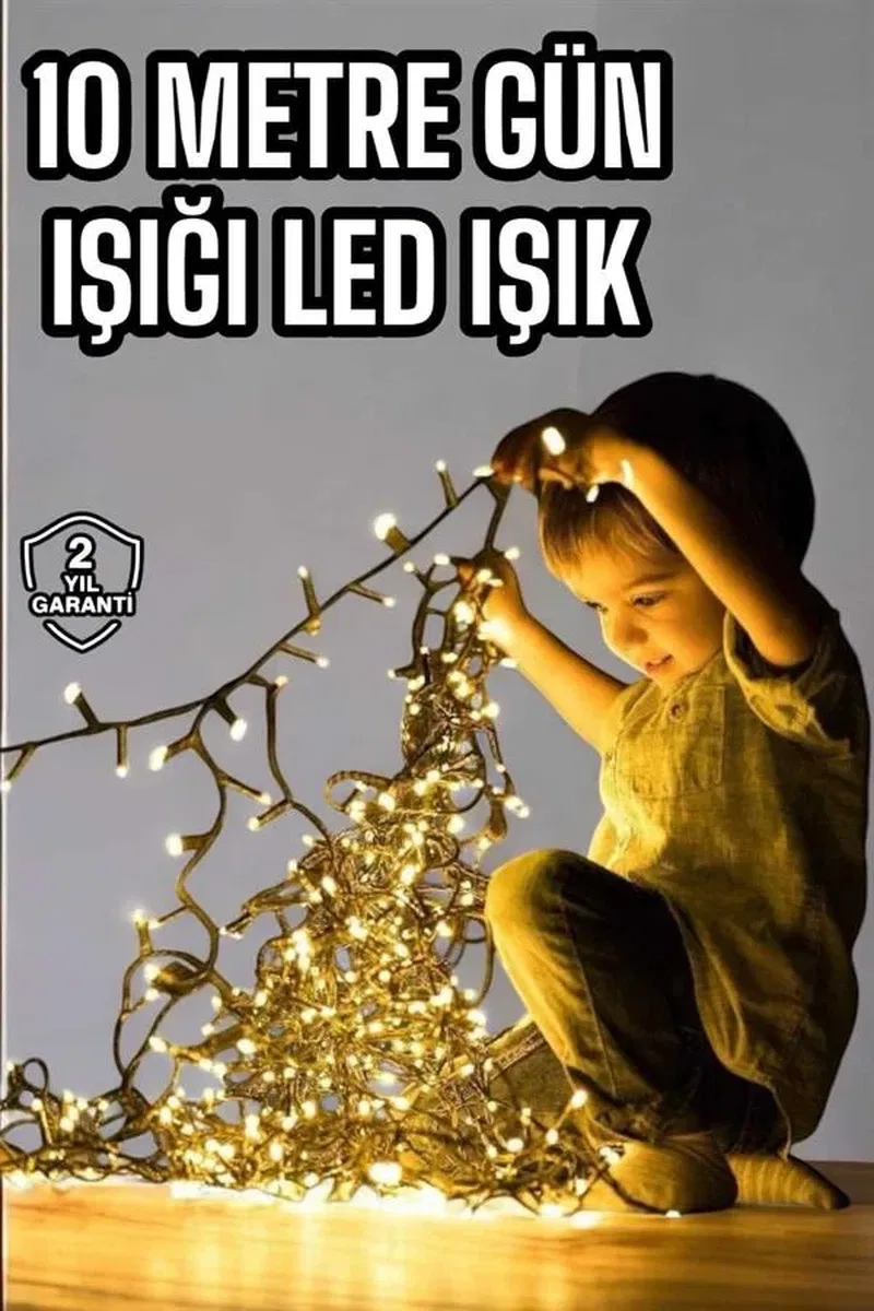 10 Metre Led Işık Saçaklı Dekoratif Şerit Led görsel 2