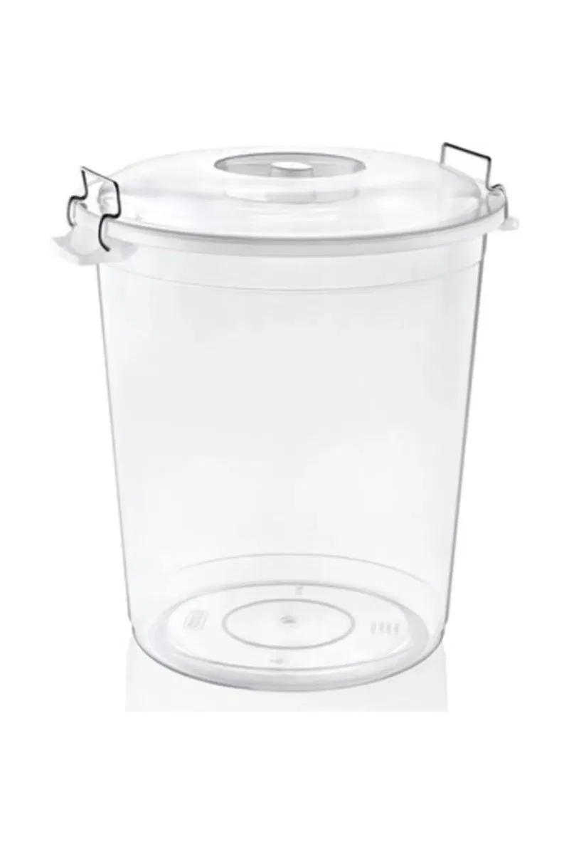 Plus Şeffaf Bakliyat Kovası 50 Litre Royaleks-ASD173