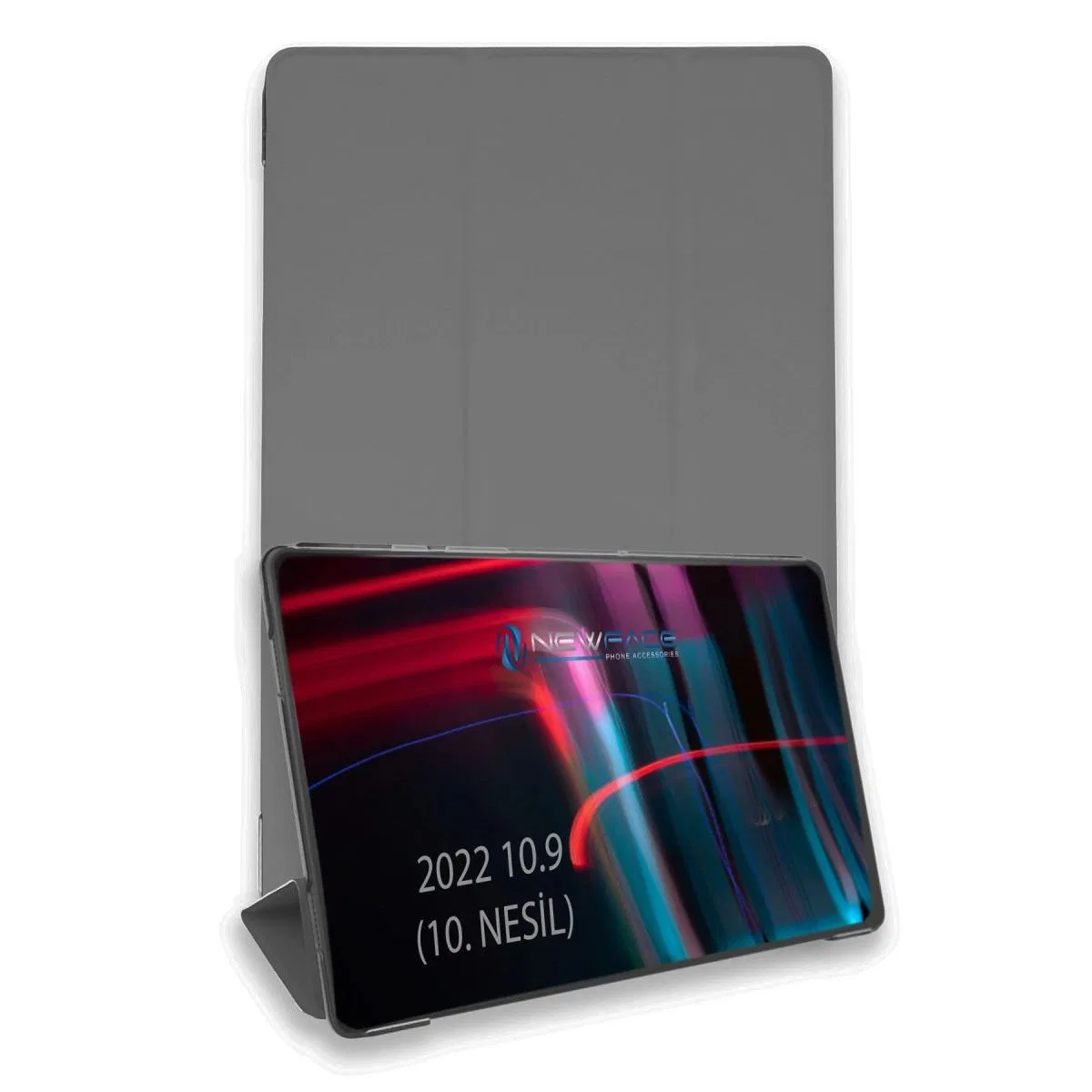 Apple İpad 2022 10. 9 (10. nesil) Kılıf Tablet Smart Kılıf - Koyu Gri