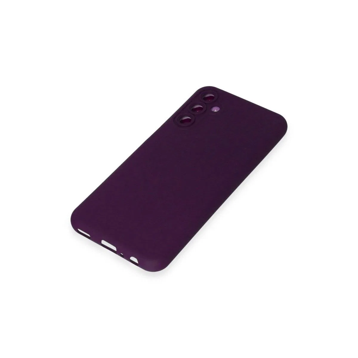 Samsung Galaxy M34 5g Kılıf Nano İçi Kadife Silikon - Mor görsel 4
