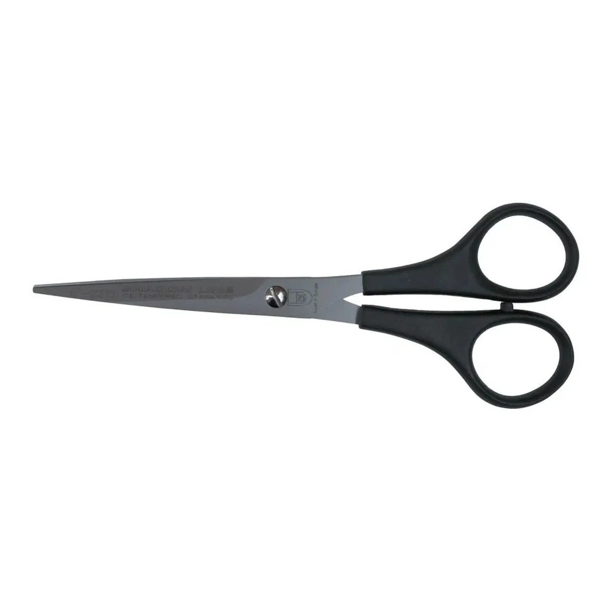 2215 M-528 Plastik Saplı Düz Makas No: 6 İnç / 15, 24 Cm - Paslanmaz Çelik