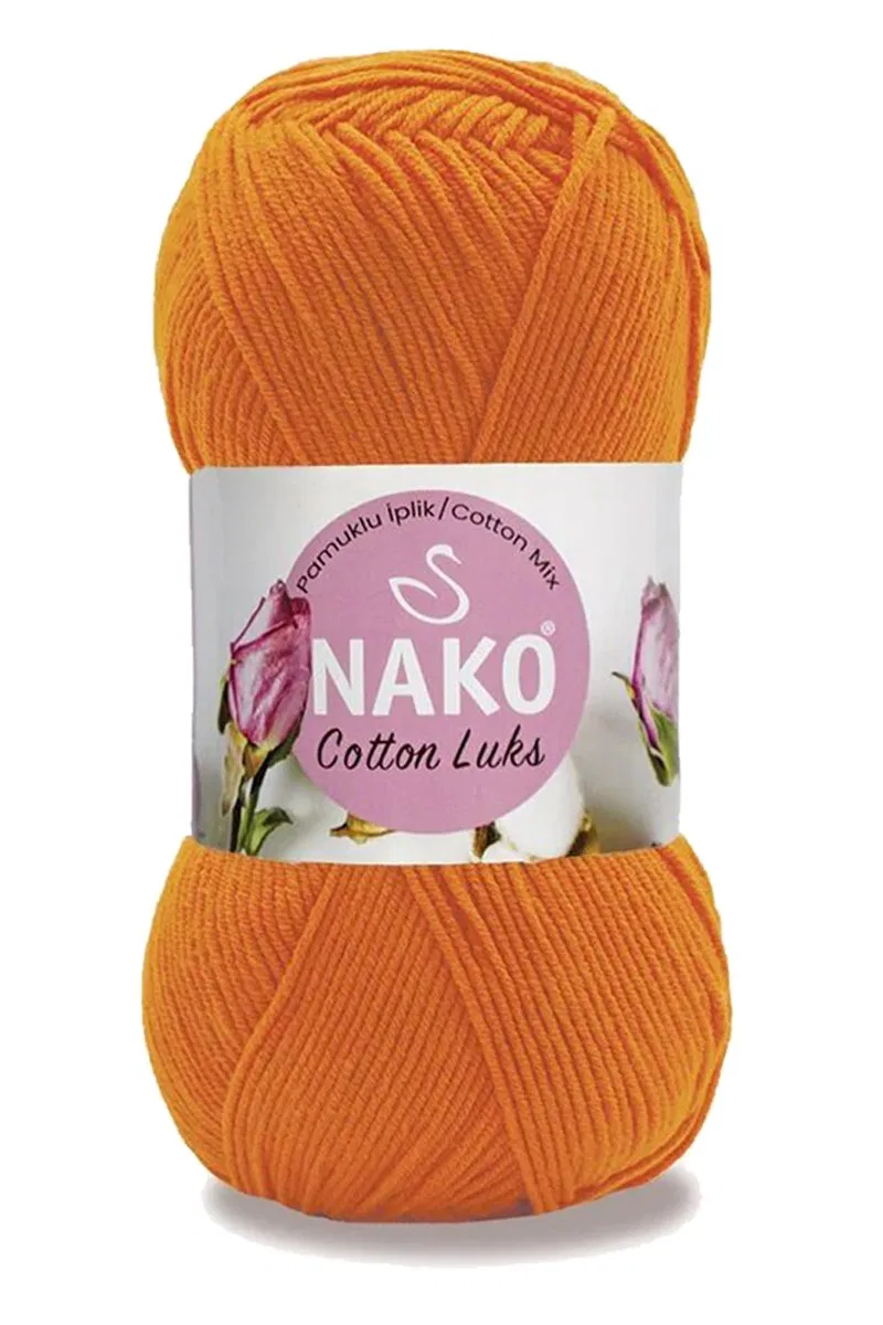 5 Adet Cotton Lüks Yelek Tunik Kazak Bluz Hırka İpi Yünü Turuncu 97552 görsel 2