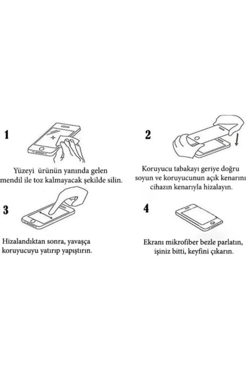 Iphone 12 Pro Uyumlu Premium Ekran Koruyucu 9h Sert Temperli Kırılmaz Cam Koruma Şeffaf görsel 5