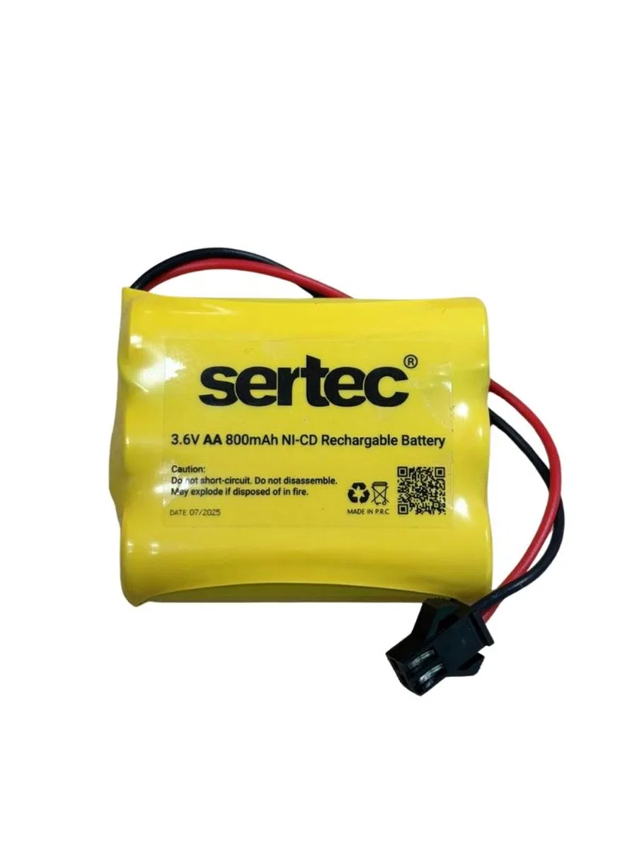 Sertec 3. 6v 3s1p Aa 800 Mah Kablo + Siyah Konnektörlü Oyuncak Pili