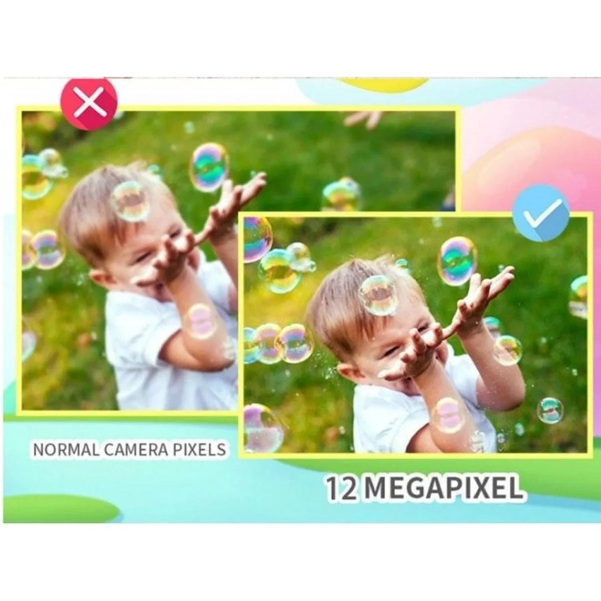 X900 Dijital Çocuk Fotoğraf Makinesi Selfie Kamera 3. 5 İnç Dijital Çocuk Kamerası 1080p (mavi) görsel 4