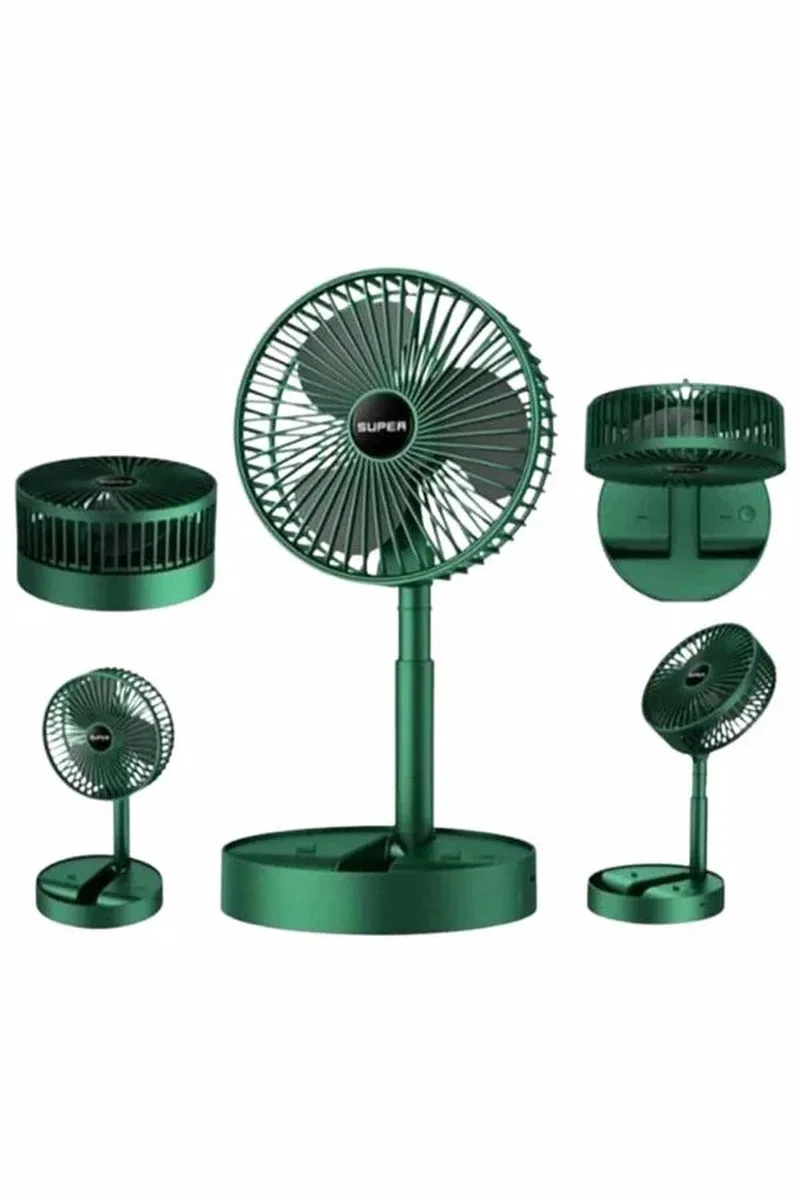Katlanabilir Usb Şarjlı Masaüstü Soğutucu Mini Fan Telefon Tutucu Yeni Nesil görsel 3