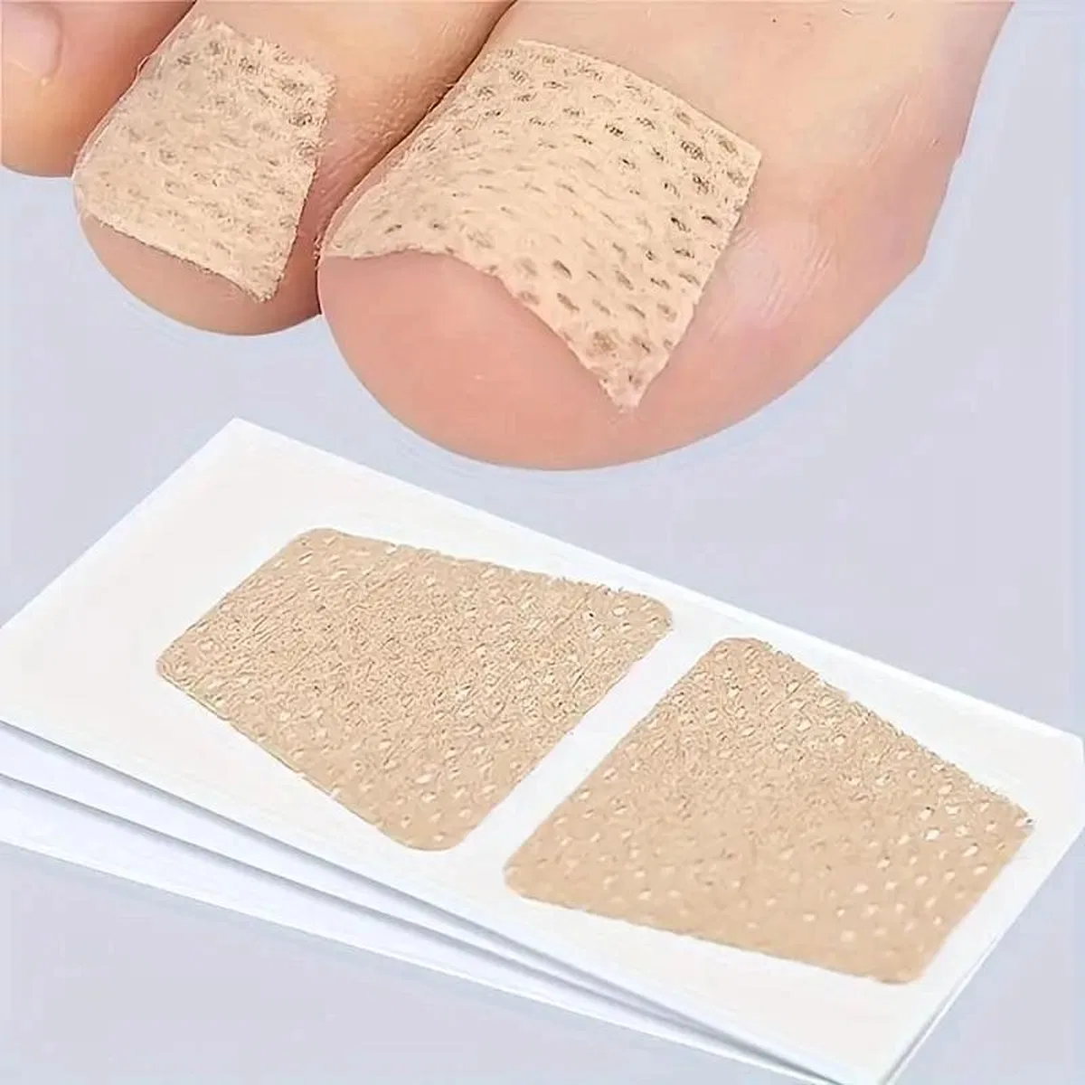 Kolay Uygulanabilir Ayak Tırnağı Onarım Yaması (10lu Set) görsel 3