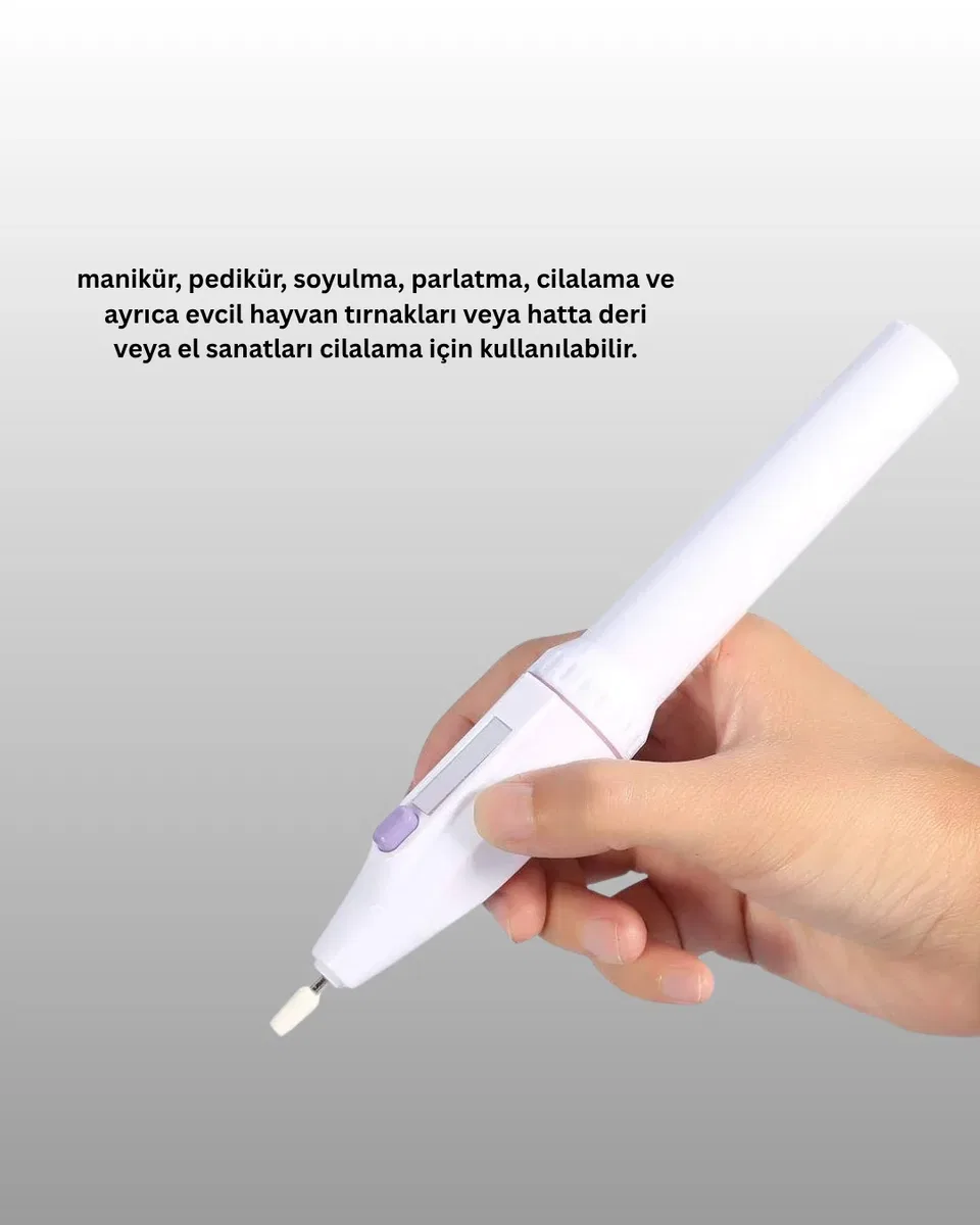 Taşınabilir Profesyonel Elektrikli Tırnak Matkap Seti – Sessiz, Güçlü ve Dayanıklı görsel 4