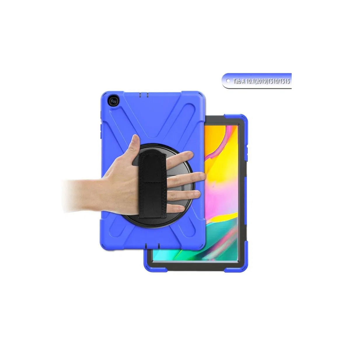 Samsung Galaxy T510 Tab A 10. 1 Kılıf Amazing Tablet Kapak - Mavi görsel 4