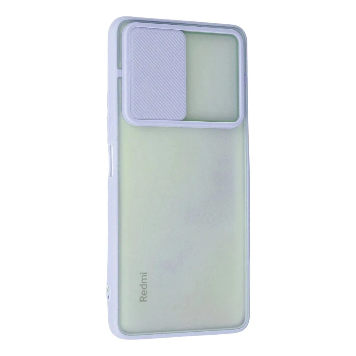 Xiaomi Redmi Note 10 Pro Kılıf Palm Buzlu Kamera Sürgülü Silikon - Lila görsel 3