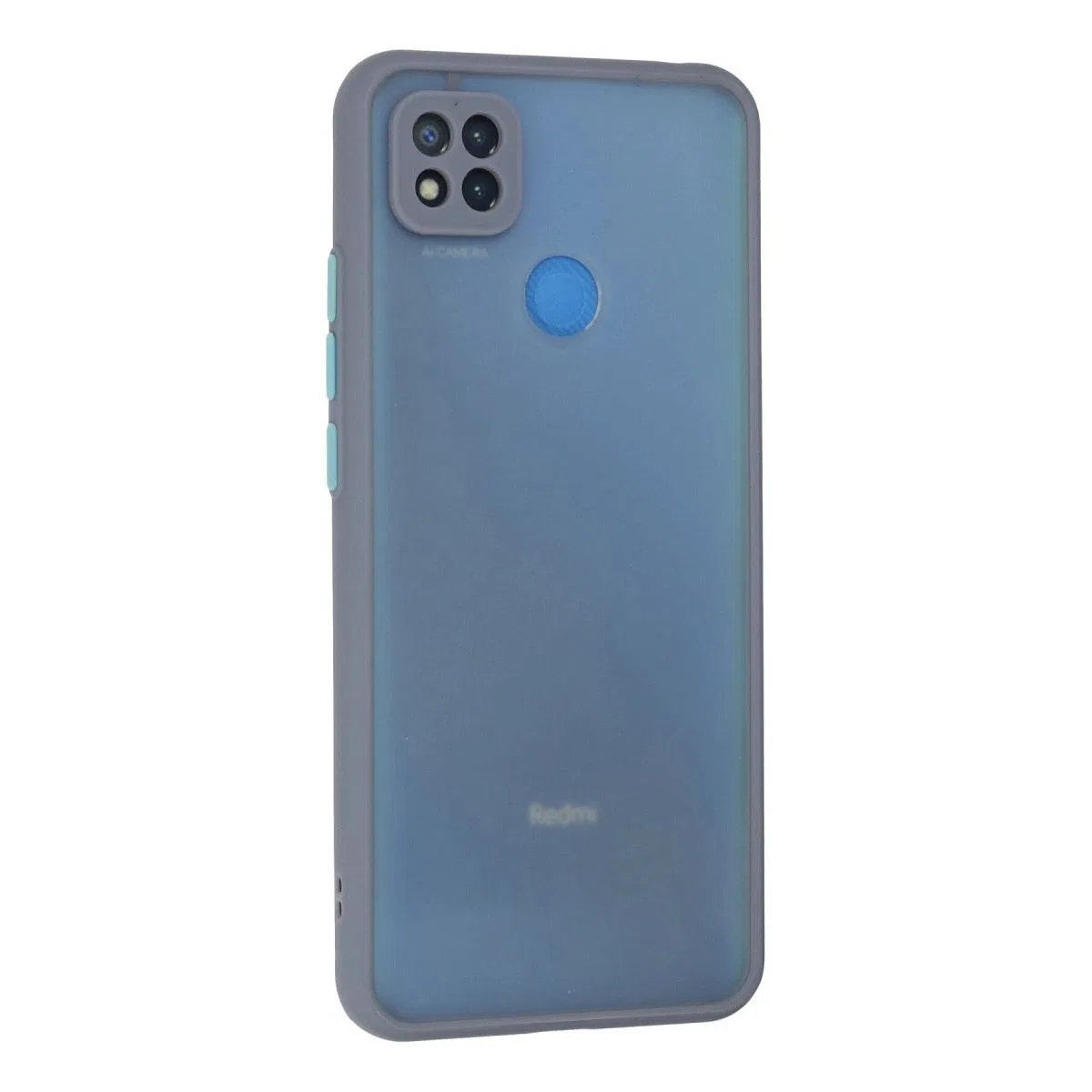Xiaomi Redmi 9c Kılıf Montreal Silikon Kapak - Gri görsel 3