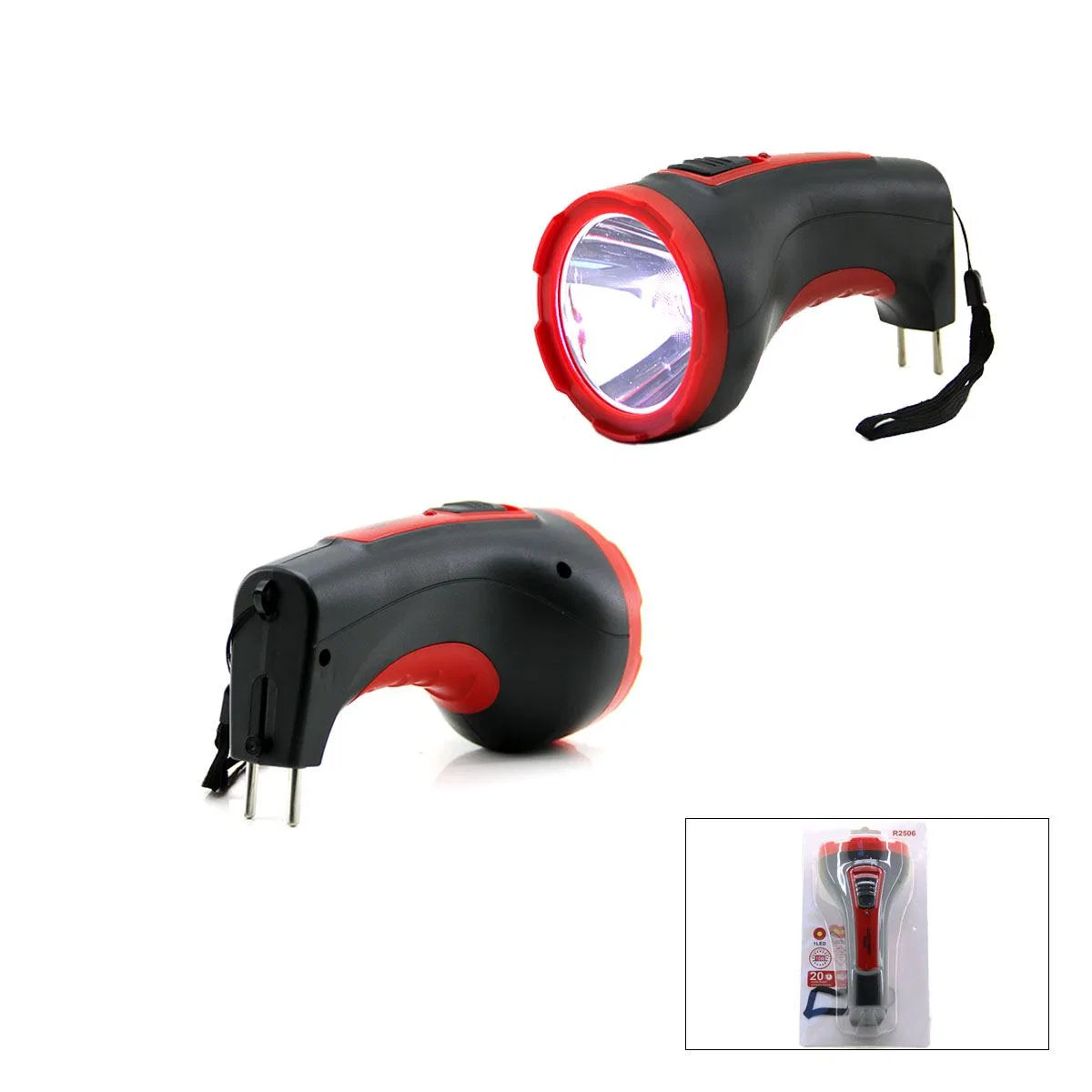 10W Tek LED Şarjlı Uzun Menzilli El Feneri görsel 3