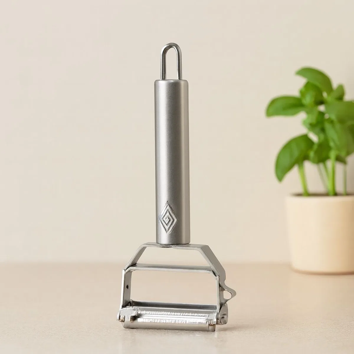 Çift Başlı Metal Sebze Soyacağı (Julienne) görsel 2