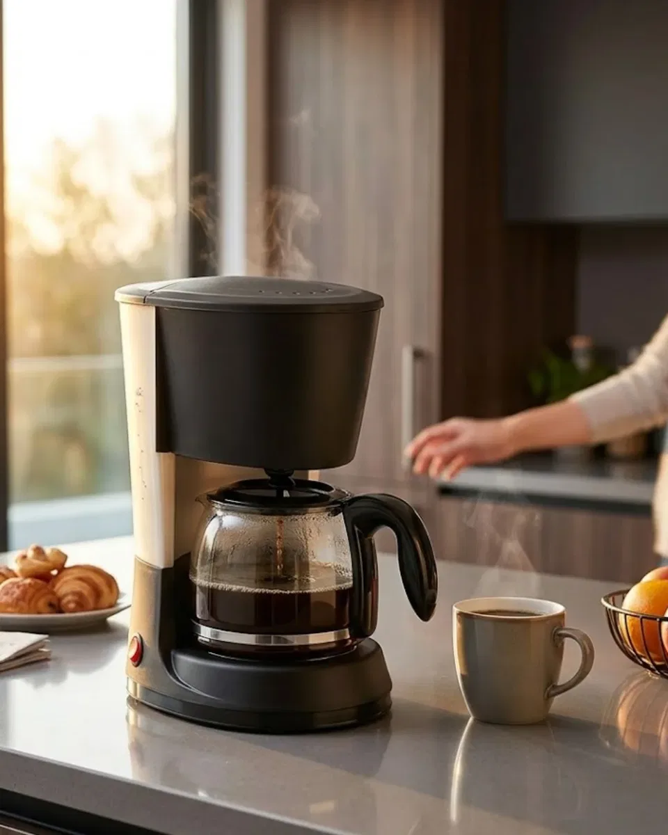 12 Fincan Filtre Kahve Makinesi 1. 2 Litre Damlatmaz Sistem Kahve Makinesi