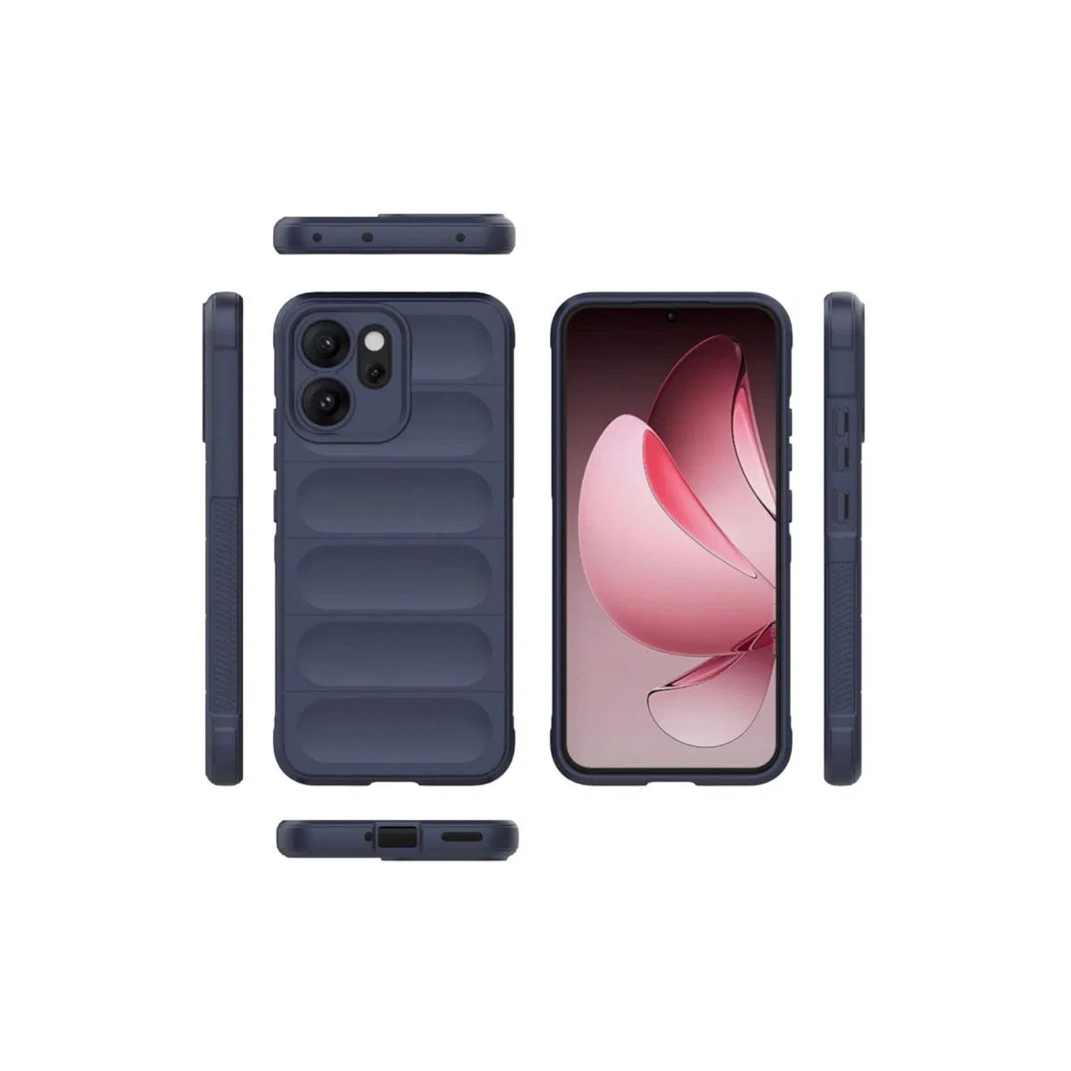 Oppo Reno 14f Optimum Silikon - Lacivert görsel 2