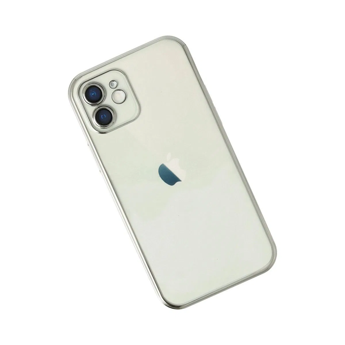 Apple İphone 11 Kılıf Razer Lensli Silikon - Gümüş görsel 2