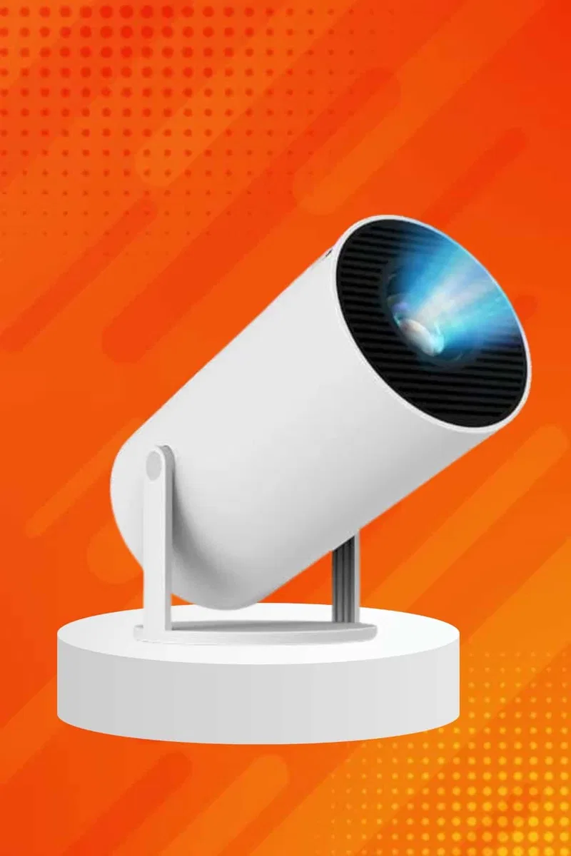 Sinema Projeksiyonu Projektörü ve Dijital Göstergeli Bluetooth Hoparlör Uzun Pil Ömrü HD Kalite görsel 2