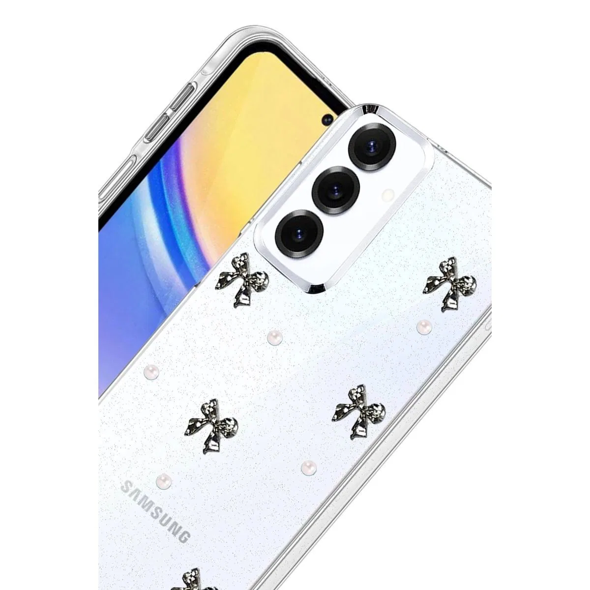 Samsung Galaxy A34 5g Fiyonk Desenli Kapak - Desen 8 görsel 3