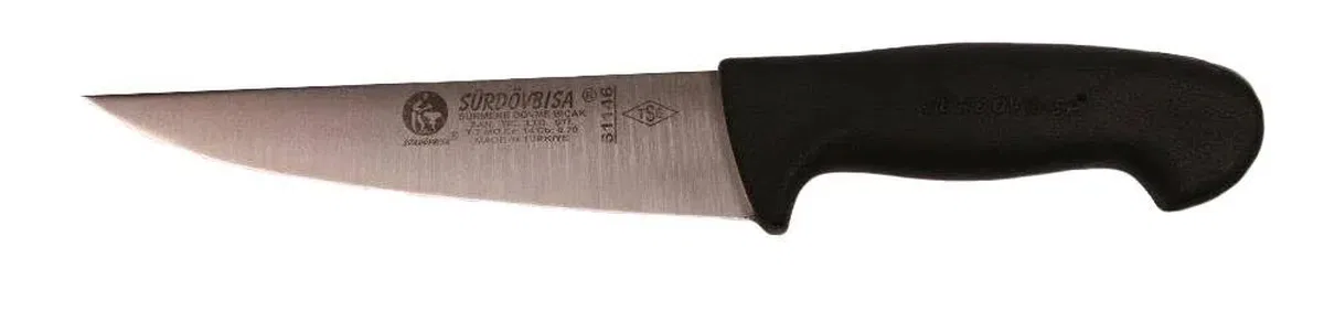 Sürmene 61146 Kasap Kurban Sıyırma Bıçağı 16, 5 Cm, Plastik Sap